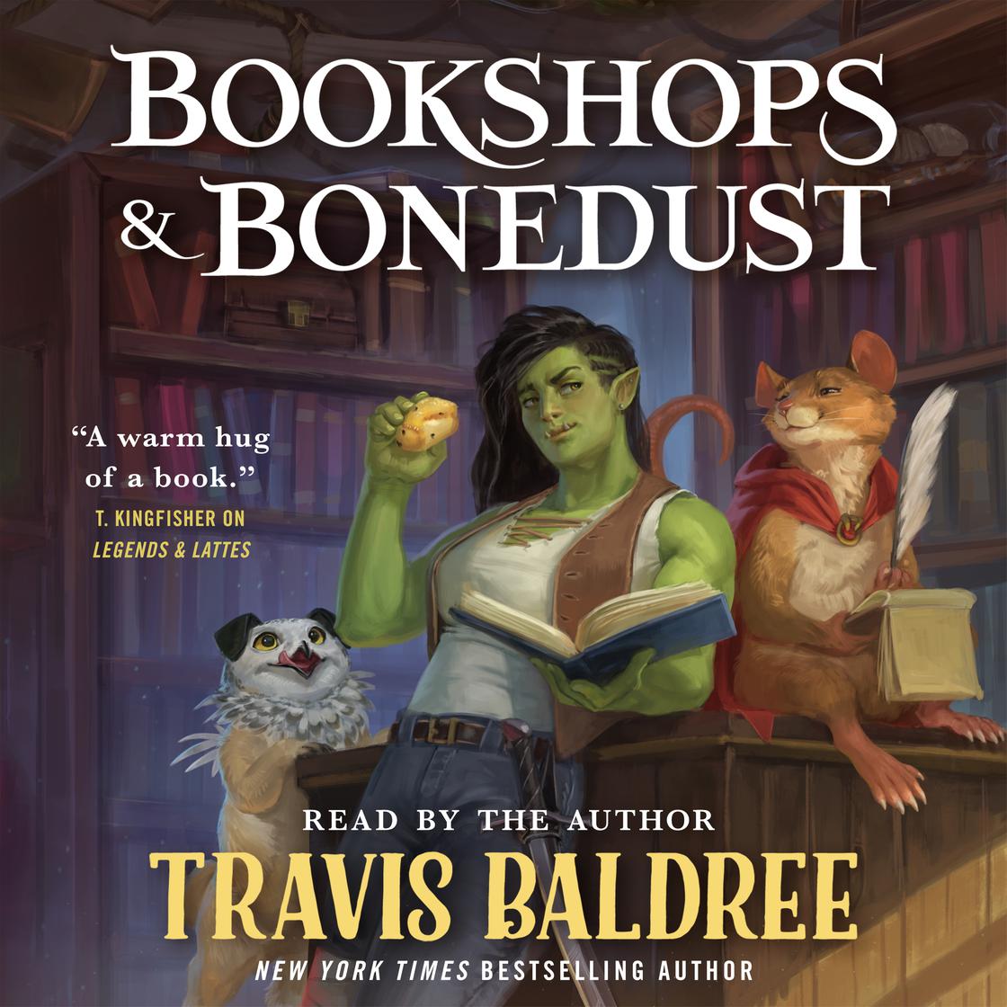 Travis Baldree: Bookshops and Bonedust (AudiobookFormat, 2023, Macmillan Audio)