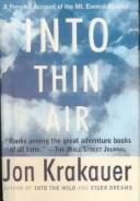 Jon Krakauer: Into Thin Air (Hardcover, 1999, Sagebrush Education Resources)